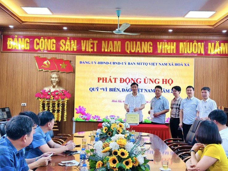 XÃ HOÀ XÁ PHÁT ĐỘNG ỦNG HỘ QUỸ “VÌ BIỂN, ĐẢO VIỆT NAM” NĂM 2026- Ảnh 1.