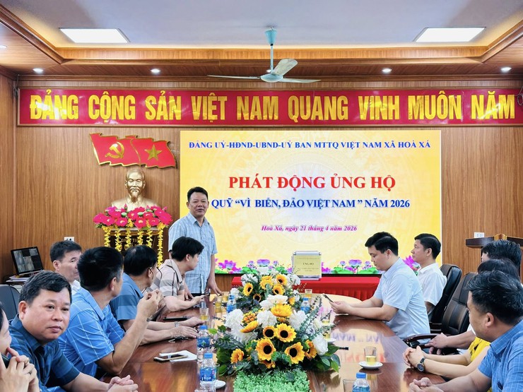 XÃ HOÀ XÁ PHÁT ĐỘNG ỦNG HỘ QUỸ “VÌ BIỂN, ĐẢO VIỆT NAM” NĂM 2026- Ảnh 2.