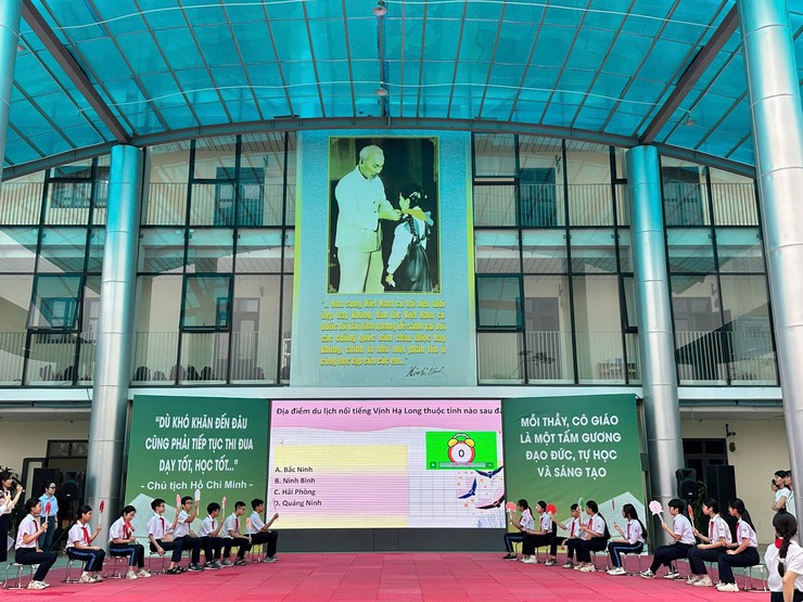 Khơi dậy tinh thần tự học và phát triển văn hoá đọc tại trường THCS Linh Đàm- Ảnh 2.