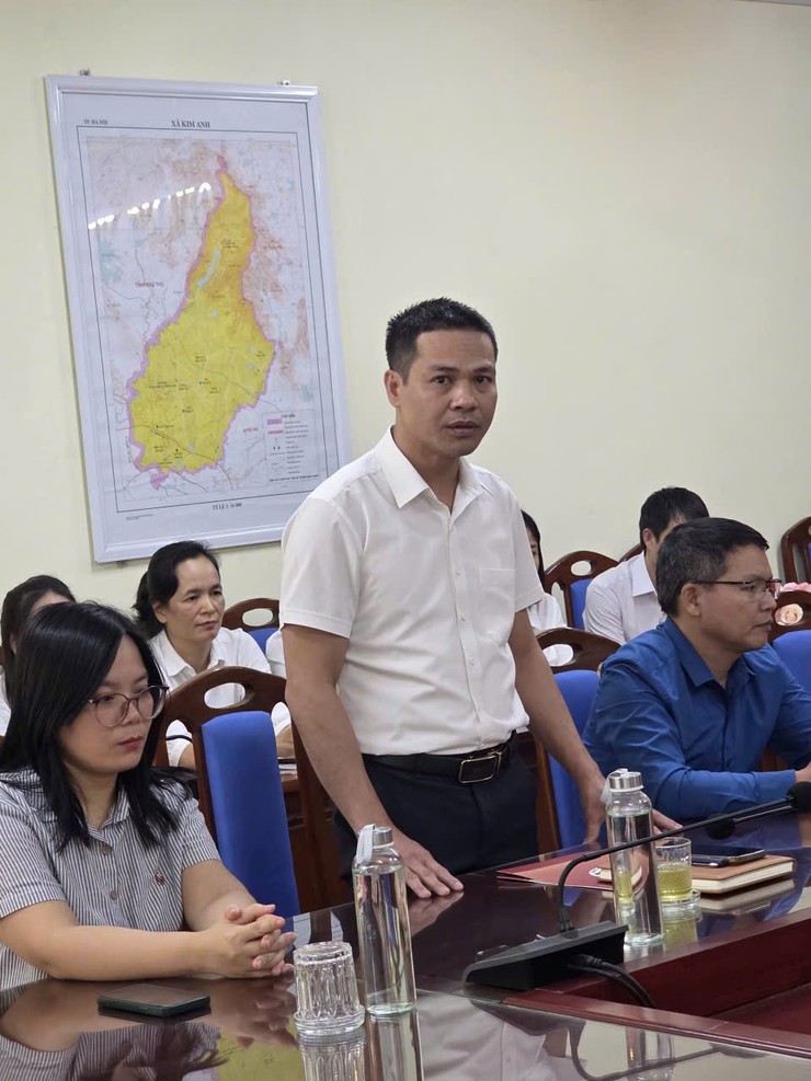 XÃ KIM ANH TỔ CHỨC HỘI NGHỊ CÔNG BỐ QUYẾT ĐỊNH ĐIỀU ĐỘNG, BỔ NHIỆM CÁN BỘ.- Ảnh 3.