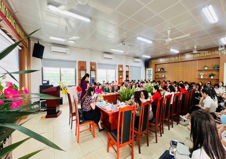 UBND phường Hoàng Liệt đón đoàn kiểm tra của Sở Giáo dục và Đào tạo thành phố Hà Nội về kiểm tra thực hiện nhiệm vụ giáo dục mầm non năm học 2025 - 2026.- Ảnh 3.