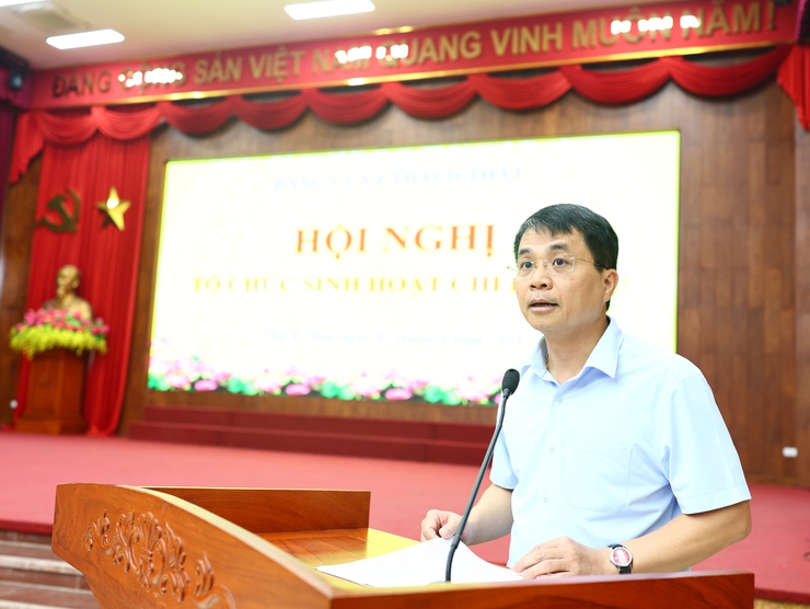 Thạch Thất tổ chức sinh hoạt chi bộ mẫu, lan tỏa cách làm hiệu quả- Ảnh 1.