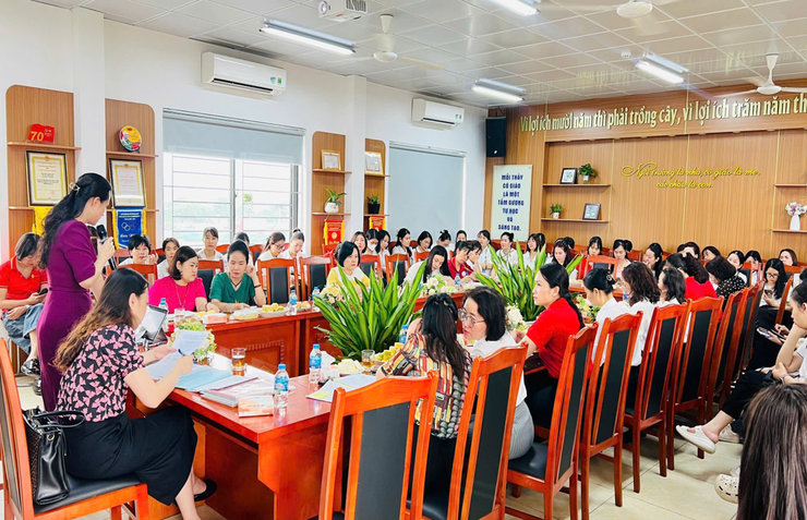 UBND phường Hoàng Liệt đón đoàn kiểm tra của Sở Giáo dục và Đào tạo thành phố Hà Nội về kiểm tra thực hiện nhiệm vụ giáo dục mầm non năm học 2025 - 2026.- Ảnh 4.