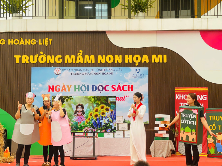 Trường Mầm non Họa Mi tổ chức “Ngày hội sách - Nơi ươm mầm tri thức”- Ảnh 5.