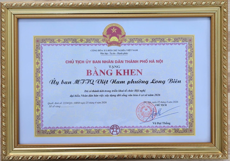 Phường Long Biên tham dự Hội nghị trực tuyến tổng kết triển khai Đại hội đại biểu nhân dân năm 2026- Ảnh 4.