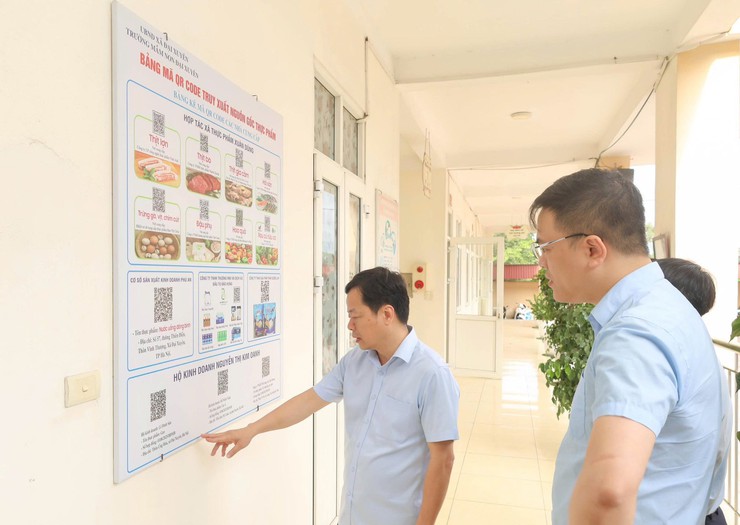Đại Xuyên: nhiều trường học siết chặt kiểm soát an toàn thực phẩm trong bữa ăn bán trú- Ảnh 6.