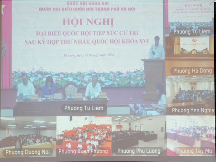 Phường Yên Nghĩa tham dự trực tuyến Hội nghị tiếp xúc cử tri sau Kỳ họp thứ nhất, Quốc hội khóa XVI- Ảnh 2.