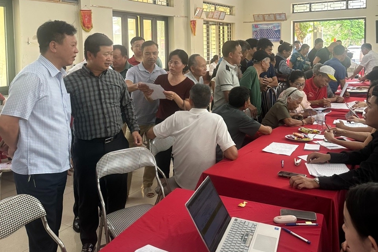 LÃNH ĐẠO XÃ DÂN HÒA ĐỘNG VIÊN, CHIA SẺ CÙNG 104 HỘ THÔN TRI LỄ 2 NHẬN TIỀN BỒI THƯỜNG GPMB DỰ ÁN OLYMPIC- Ảnh 6.