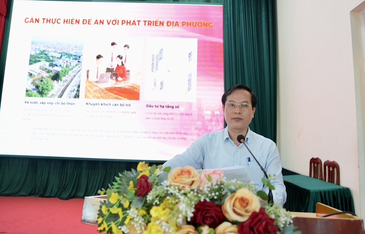 Giao ban công tác tháng 4/2026 của Đảng ủy xã Sơn Đồng- Ảnh 4.