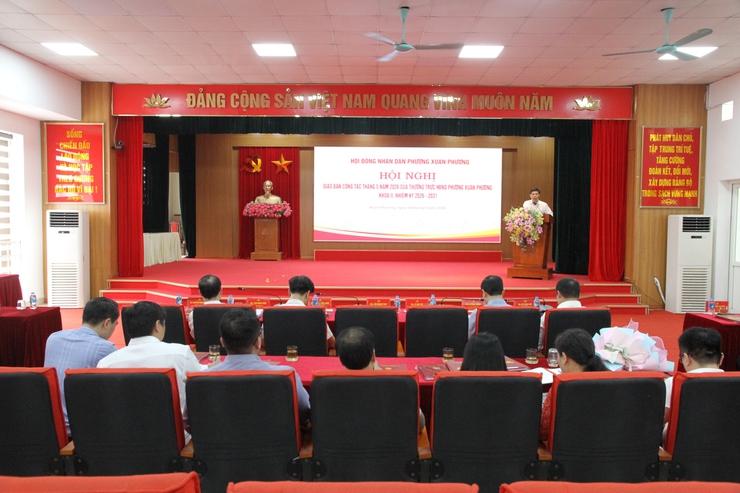 Hội nghị giao ban tháng 5/2026 của HĐND phường Xuân Phương khóa II, nhiệm kỳ 2026–2031- Ảnh 11.