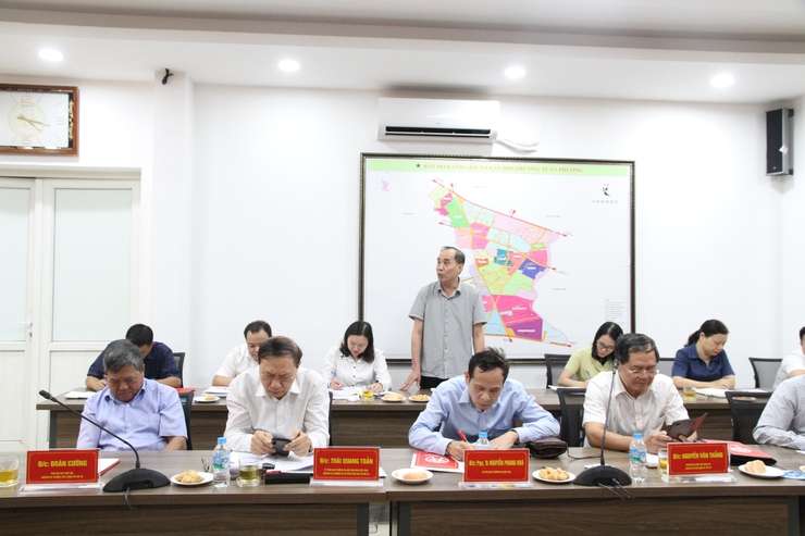 Hiệp hội Khoa học Hành chính Việt Nam khảo sát, trao đổi kết quả trong quá trình thực hiện chính quyền 02 cấp tại phường Xuân Phương - Ảnh 6.
