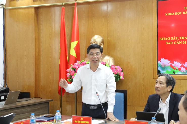Hiệp hội Khoa học Hành chính Việt Nam khảo sát, trao đổi kết quả trong quá trình thực hiện chính quyền 02 cấp tại phường Xuân Phương - Ảnh 14.