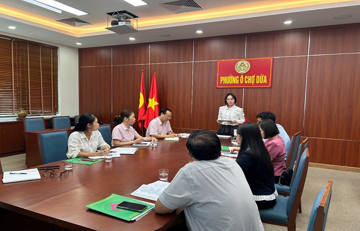 Phiên họp thứ nhất Ban đại diện Hội đồng quản trị Ngân hàng Chính sách xã hội phường Ô Chợ Dừa năm 2026- Ảnh 2.