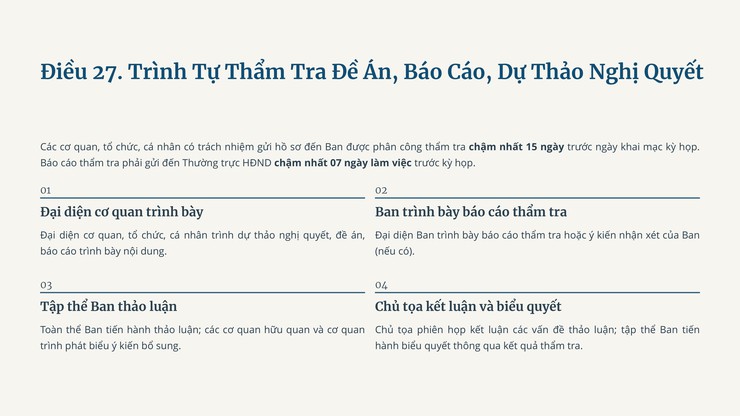 Quy chế làm việc của Hội đồng nhân dân phường Long Biên, Khóa II - Nhiệm kỳ 2026 - 2031 (Ban hành kèm theo Nghị quyết số 19/NQ-HĐND ngày 24/04/2026 của HĐND phường Long Biên)- Ảnh 30.