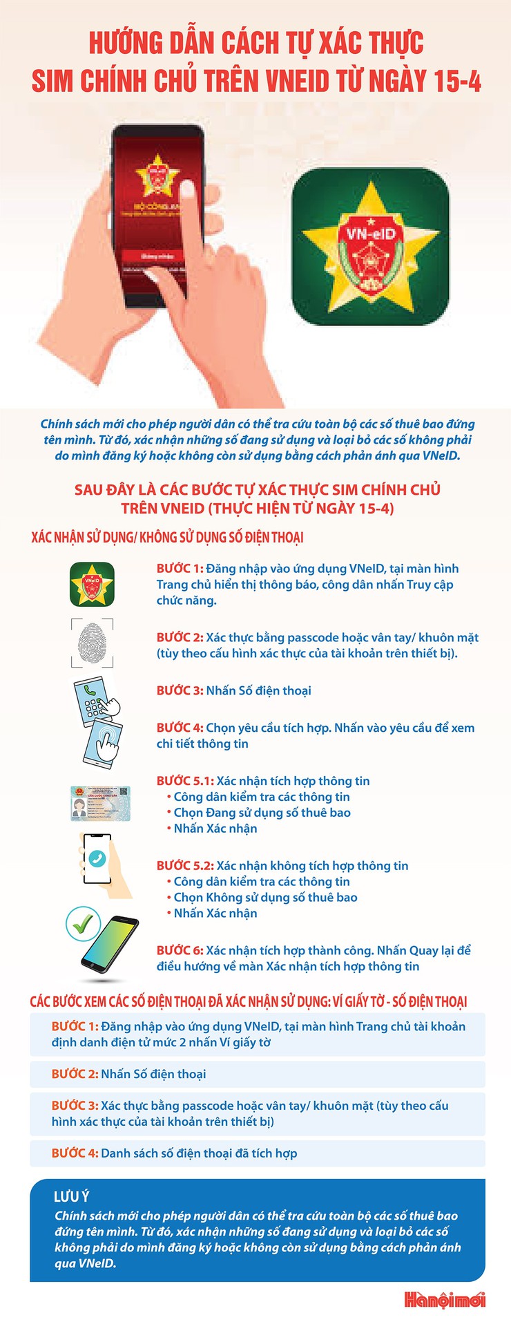 Hướng dẫn tự xác thực sim chính chủ trên VNeID từ ngày 15/4- Ảnh 1.