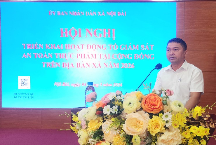 XÃ NỘI BÀI TỔ CHỨC HỘI NGHỊ TRIỂN KHAI HOẠT ĐỘNG TỔ GIÁM SÁT AN TOÀN THỰC PHẨM- Ảnh 2.