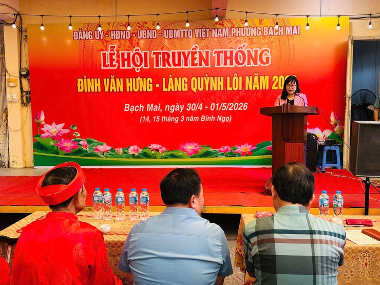 PHƯỜNG BẠCH MAI TỔ CHỨC LỄ HỘI TRUYỀN THỐNG

ĐÌNH VĂN HƯNG VÀO NGÀY 14/3 VÀ 15/3 ÂM LỊCH- Ảnh 4.