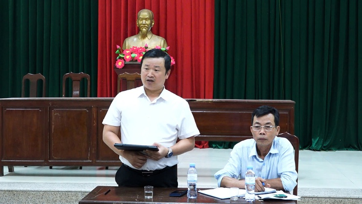 ĐỒNG CHÍ MAI XUÂN TRƯỜNG, BÍ THƯ ĐẢNG ỦY DỰ SINH HOẠT CHI BỘ THƯỜNG KỲ THÁNG 5 TẠI THÔN TIÊN LỮ
- Ảnh 7.