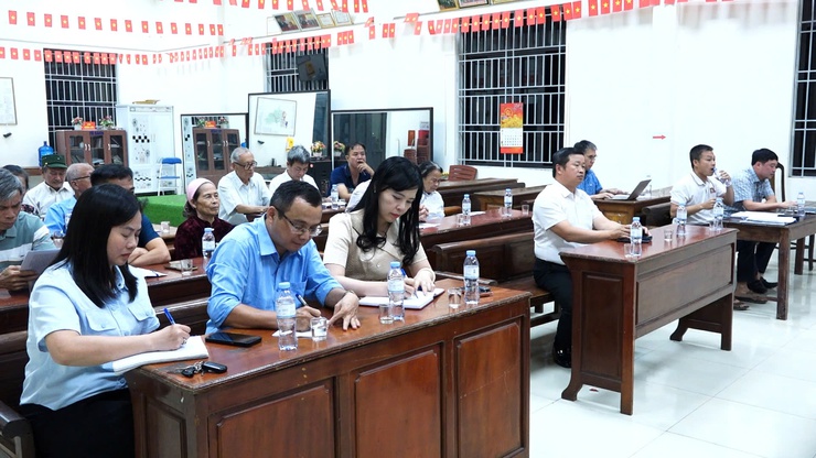 ĐỒNG CHÍ MAI XUÂN TRƯỜNG, BÍ THƯ ĐẢNG ỦY DỰ SINH HOẠT CHI BỘ THƯỜNG KỲ THÁNG 5 TẠI THÔN TIÊN LỮ
- Ảnh 2.