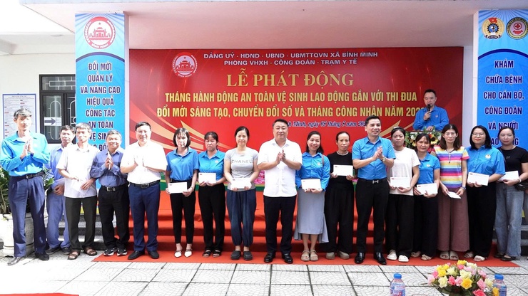 Xã Bình Minh phát động Tháng hành động về an toàn, vệ sinh lao động và tháng công nhân năm 2026- Ảnh 5.