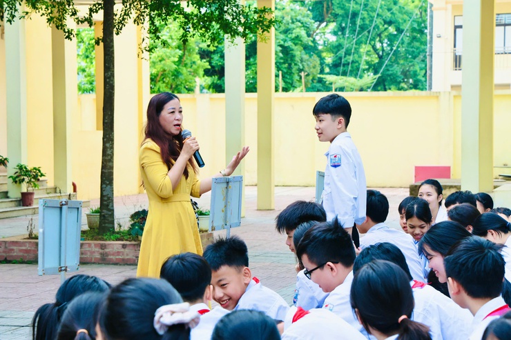 Truyền thông chăm sóc sức khỏe sinh sản vị thành niên và kỹ năng phòng, chống xâm hại trẻ em tại trường THCS Thanh Bình- Ảnh 11.