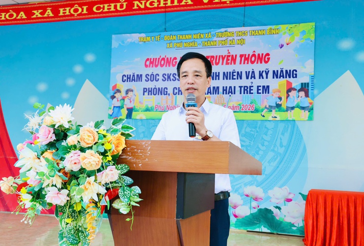 Truyền thông chăm sóc sức khỏe sinh sản vị thành niên và kỹ năng phòng, chống xâm hại trẻ em tại trường THCS Thanh Bình- Ảnh 18.