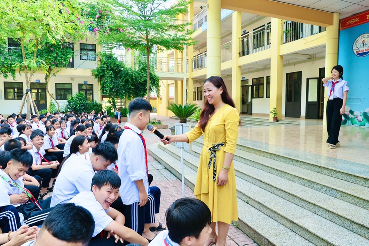 Truyền thông chăm sóc sức khỏe sinh sản vị thành niên và kỹ năng phòng, chống xâm hại trẻ em tại trường THCS Thanh Bình- Ảnh 13.