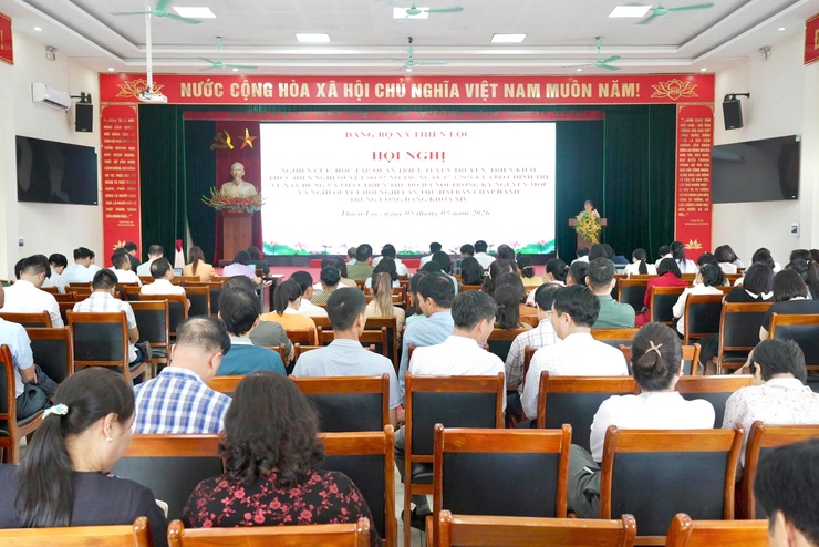 Hội nghị nghiên cứu, học tập, quán triệt, tuyên truyền, triển khai thực hiện nghị quyết số 02-NQ/TW, ngày 17/3/2026 của Bộ Chính trị - Ảnh 1.