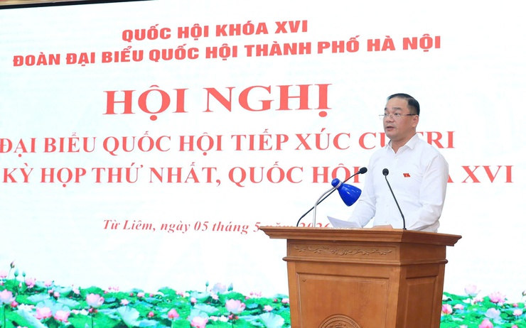 Hội nghị tiếp xúc cử tri Đại biểu Quốc hội sau kỳ họp thứ Nhất Quốc hội khóa XVI
- Ảnh 2.