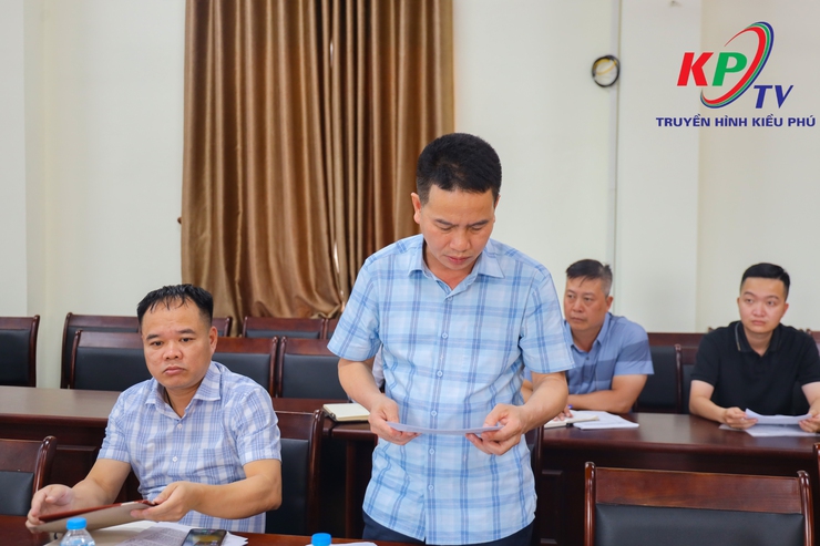 Đảng ủy xã Kiều Phú giao ban với UBND xã, quyết liệt tháo gỡ khó khăn, đẩy nhanh tiến độ các cụm công nghiệp trên địa bàn- Ảnh 3.