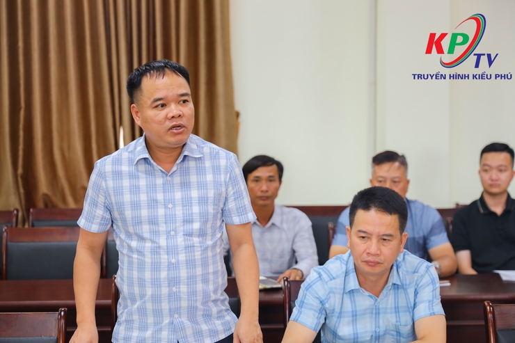 Đảng ủy xã Kiều Phú giao ban với UBND xã, quyết liệt tháo gỡ khó khăn, đẩy nhanh tiến độ các cụm công nghiệp trên địa bàn- Ảnh 6.