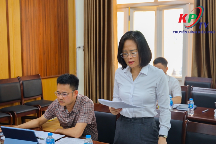 Đảng ủy xã Kiều Phú giao ban với UBND xã, quyết liệt tháo gỡ khó khăn, đẩy nhanh tiến độ các cụm công nghiệp trên địa bàn- Ảnh 5.