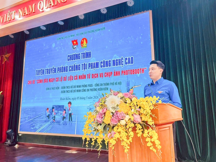  Tuyên truyền phòng, chống tội phạm công nghệ cao cho thanh thiếu nhi phường Hoàn Kiếm- Ảnh 2.