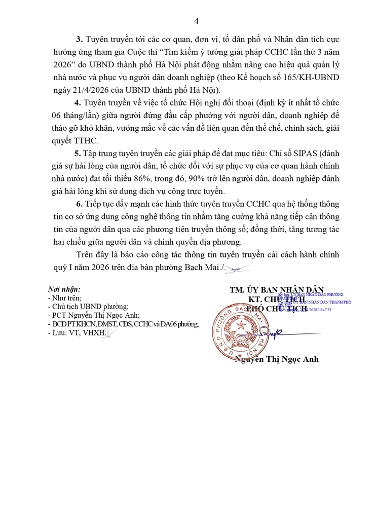 Báo cáo Công tác thông tin, tuyên truyền cải cách hành chính trên địa bàn phường quý I năm 2026- Ảnh 4.