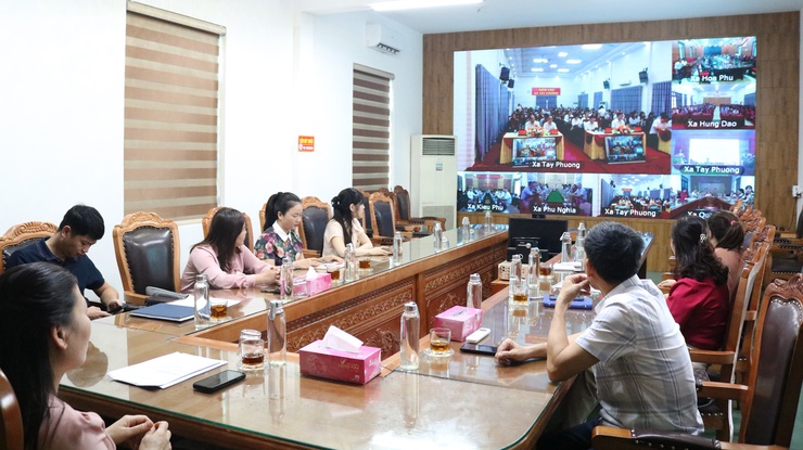 Xã Quảng Bị tham dự Hội nghị trực tuyến của Đoàn đại biểu Quốc hội thuộc Đơn vị bầu cử số 9 thành phố Hà Nội tiếp xúc cử tri kỳ họp thứ nhất, Quốc hội khóa XVI- Ảnh 3.