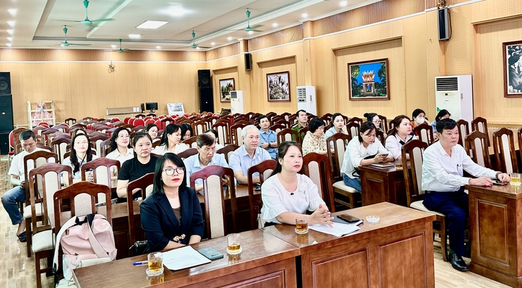 TẬP HUẤN VỀ PHÒNG, CHỐNG TÁC HẠI CỦA THUỐC LÁ CHO BAN CHỈ ĐẠO HOẠT ĐỘNG VÀ CÁN BỘ PHÒNG, BAN XÃ ĐẠI THANH.- Ảnh 1.