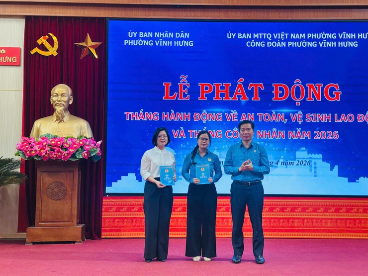 TỔ CHỨC LỄ PHÁT ĐỘNG THÁNG HÀNH ĐỘNG AN TOÀN, VỆ SINH LAO ĐỘNG VÀ THÁNG CÔNG NHÂN NĂM 2026- Ảnh 3.