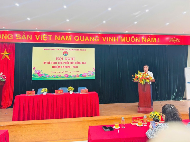 HĐND - UBND - ỦY BAN MTTQ VIỆT NAM PHƯỜNG LÁNG KÝ KẾT CHƯƠNG TRÌNH PHỐI HỢP CÔNG TÁC NHIỆM KỲ 2026 – 2031- Ảnh 2.