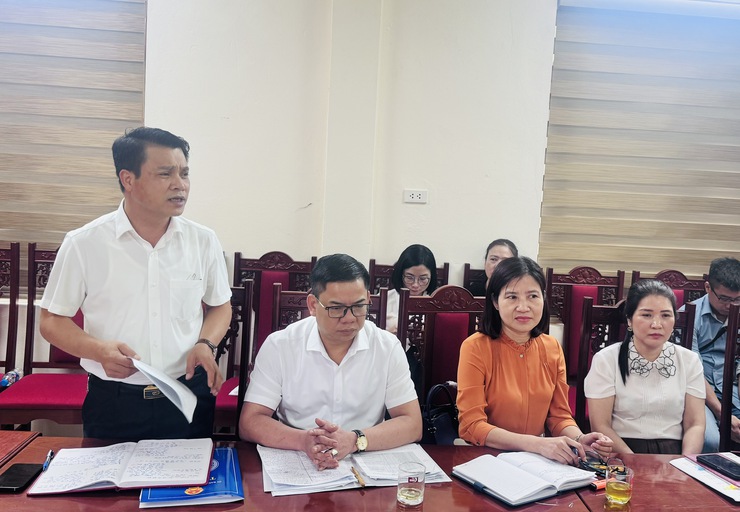 Hát Môn tổ chức hội nghị làm việc với Phòng Văn hóa – Xã hội và các nhà trường về công tác giáo dục trên địa bàn- Ảnh 3.