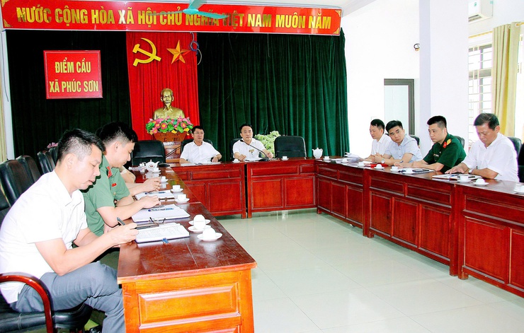 Phiên họp trực tuyến UBND Thành phố tháng 5 năm 2026 tại xã Phúc Sơn- Ảnh 1.