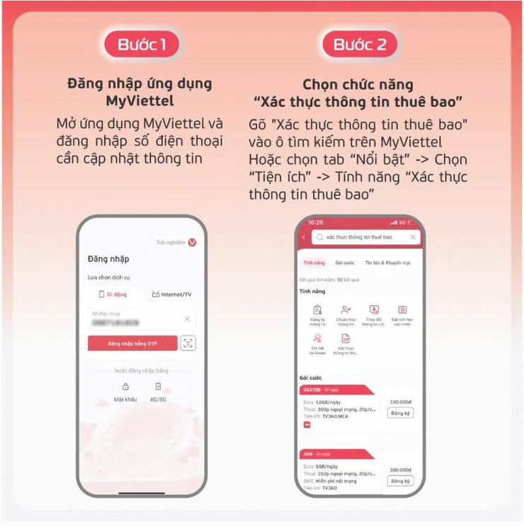 Xác thực thông tin bảo vệ SIM chính chủ nhanh chóng tiện lợi qua ứng dụng MyViettel- Ảnh 1.