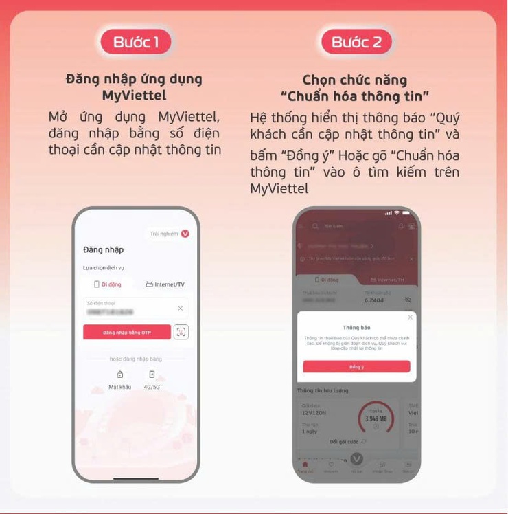Xác thực thông tin bảo vệ SIM chính chủ nhanh chóng tiện lợi qua ứng dụng MyViettel- Ảnh 6.