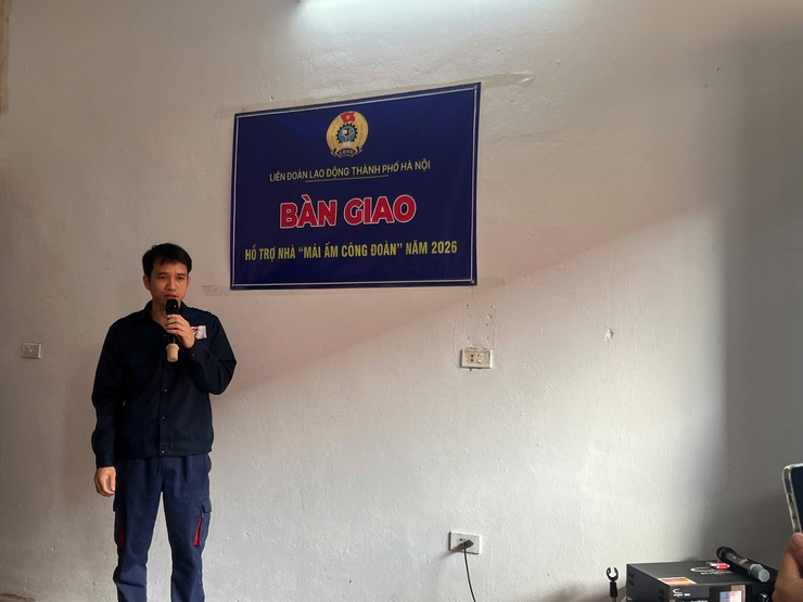 CÔNG ĐOÀN XÃ NỘI BÀI BÀN GIAO “MÁI ẤM CÔNG ĐOÀN” CHO CÔNG NHÂN CÓ HOÀN CẢNH KHÓ KHĂN- Ảnh 11.