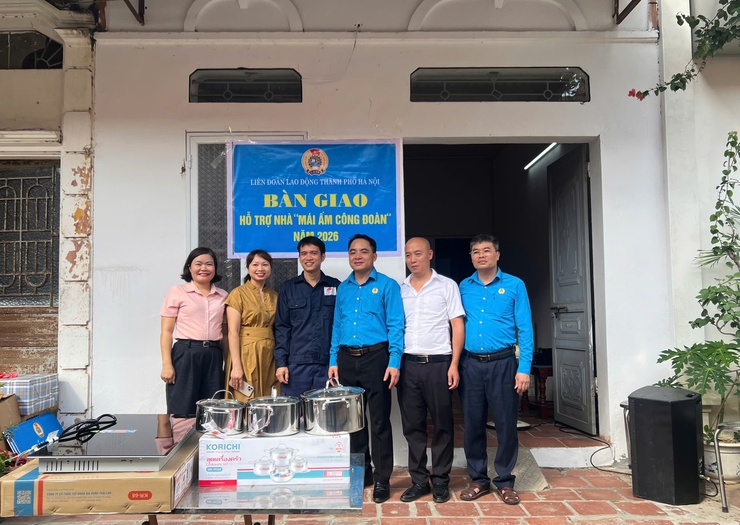 CÔNG ĐOÀN XÃ NỘI BÀI BÀN GIAO “MÁI ẤM CÔNG ĐOÀN” CHO CÔNG NHÂN CÓ HOÀN CẢNH KHÓ KHĂN- Ảnh 15.