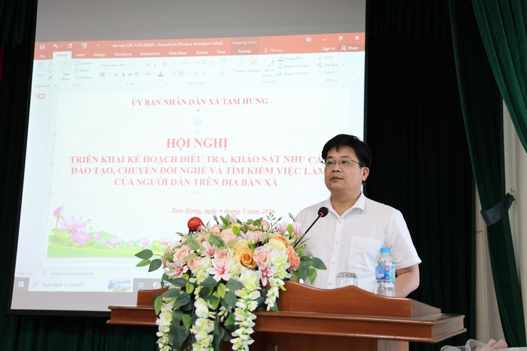 Tam Hưng triển khai điều tra, khảo sát nhu cầu đào tạo nghề, chuyển đổi việc làm của người dân- Ảnh 4.