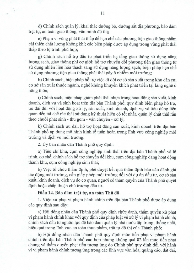 Luật Thủ đô số 02/2026/QH16 - Ảnh 11.