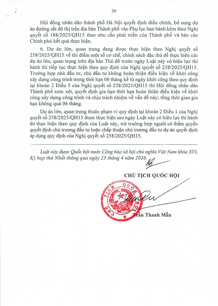 Luật Thủ đô số 02/2026/QH16 - Ảnh 40.