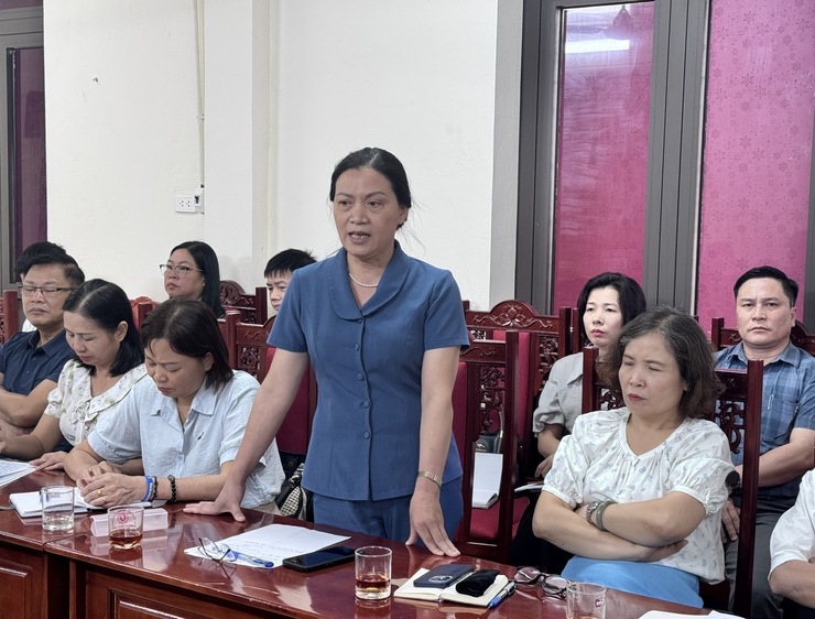 Hát Môn tổ chức hội nghị làm việc với Phòng Văn hóa – Xã hội và các nhà trường về công tác giáo dục trên địa bàn- Ảnh 6.