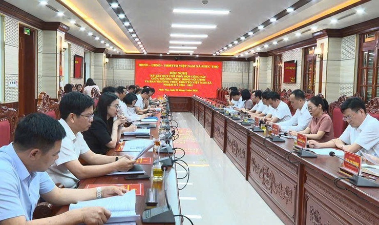 PHÚC THỌ: KÝ KẾT QUY CHẾ PHỐI HỢP CÔNG TÁC GIỮA HĐND – UBND – ỦY BAN MTTQ VIỆT NAM XÃ NHIỆM KỲ 2026–2031- Ảnh 8.