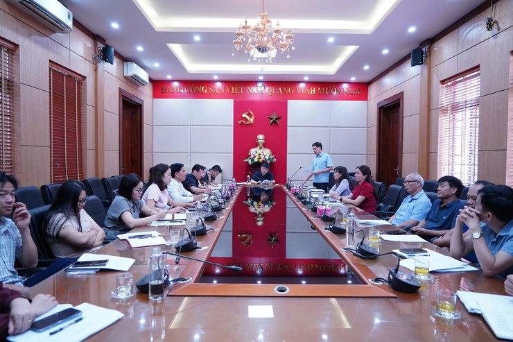 Phường Chương Mỹ giao ban, đẩy nhanh tiến độ giải phóng mặt bằng dự án cải tạo, nâng cấp Quốc lộ 6- Ảnh 2.